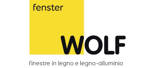 Logo Wolf Fenster finestre in legno e legno-alluminio sponsor Golf Club Asiago